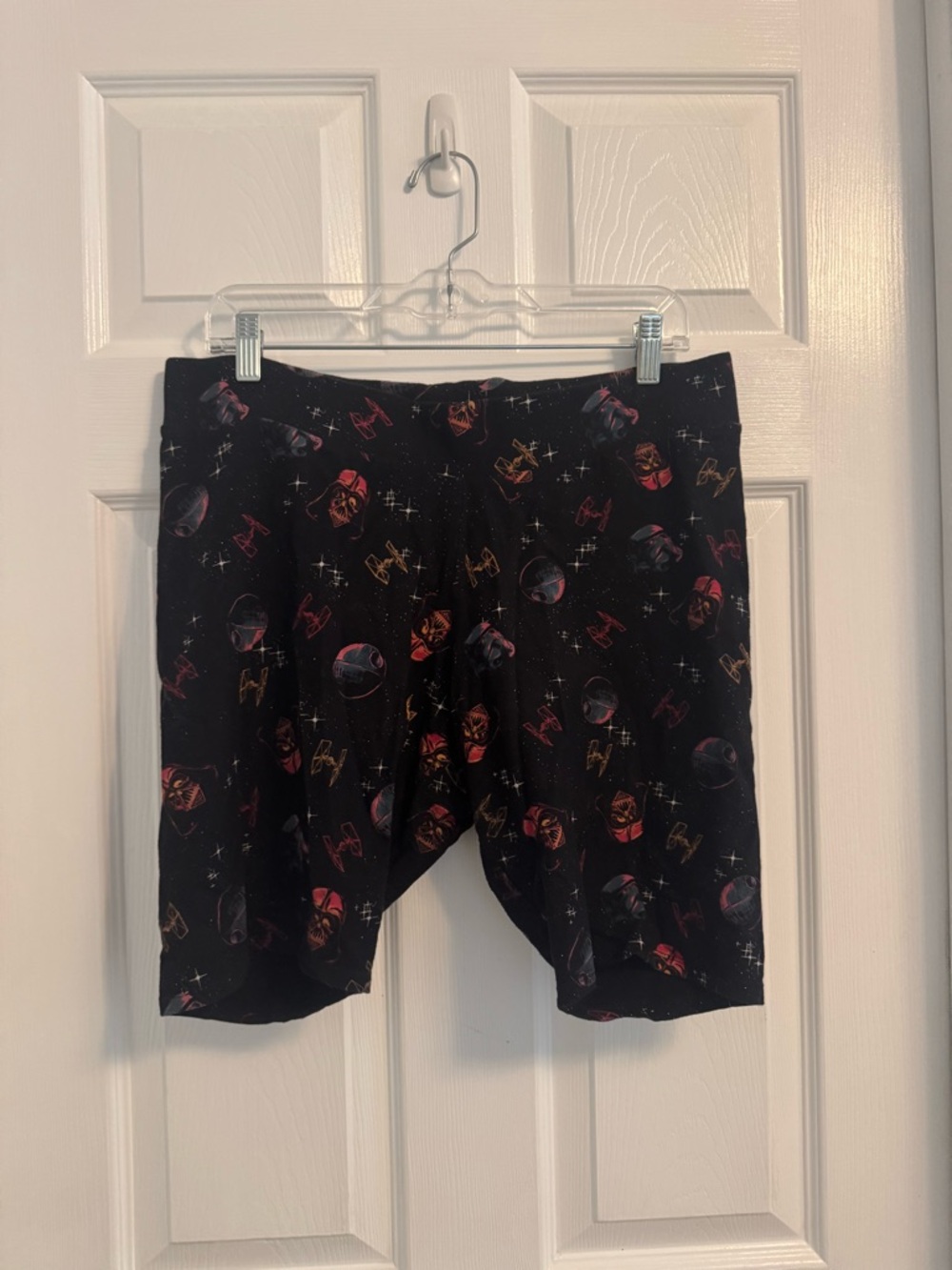Torrid Star Wars Empire Death Star Darth Vader Printed Bike Shorts